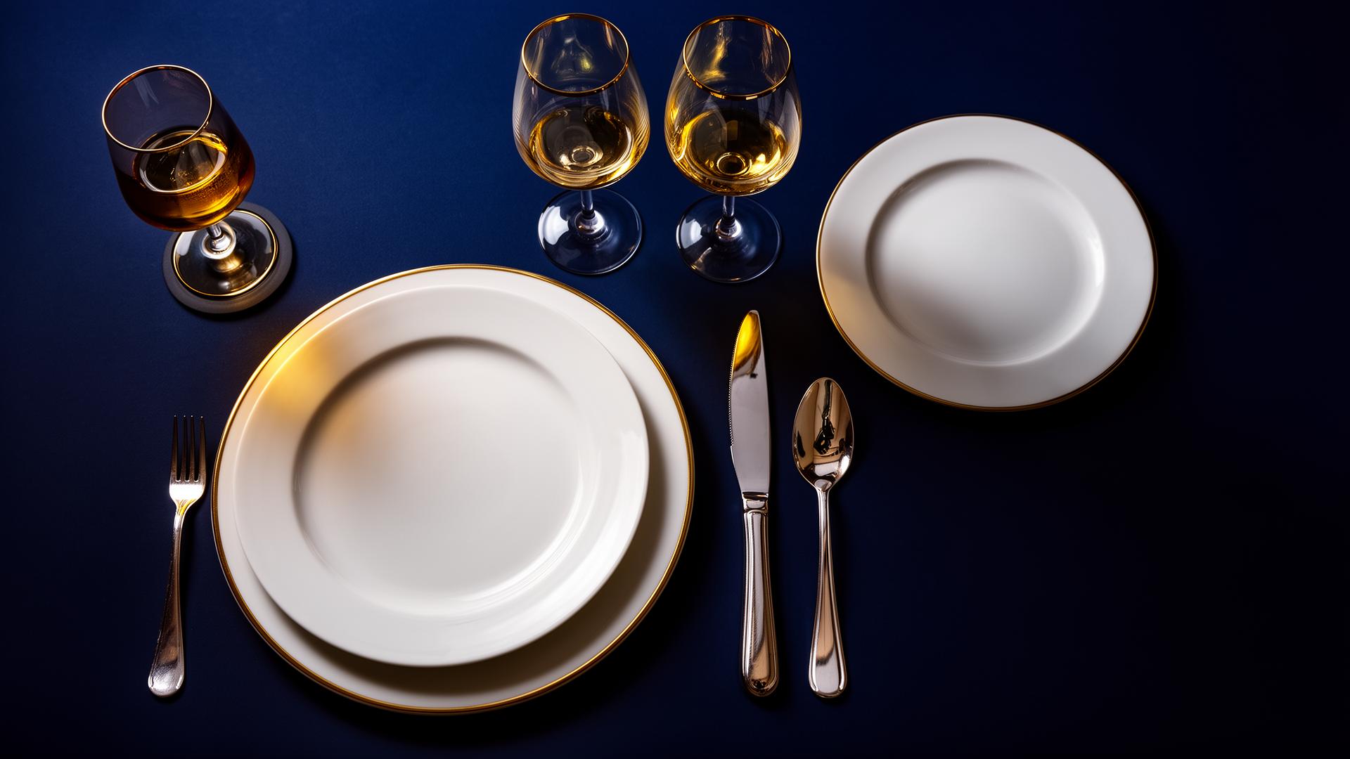 Tableware curated for hospitality service
